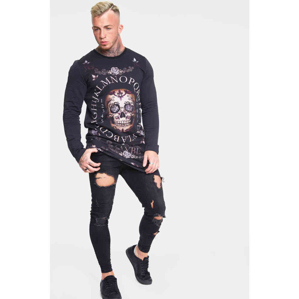 Jawbreaker - Day of the Dead Sweater - Black